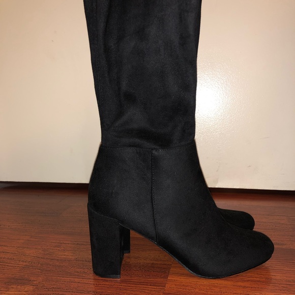 chinese laundry wedge over the knee boots